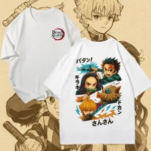 camisa overzise demon slayer